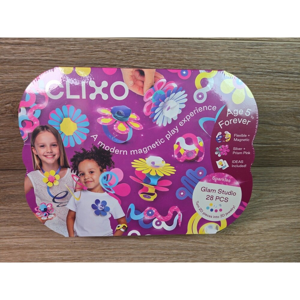 Clixo Jewelry Magnetic Building Set: Wearable Creations 28pc for Ages 5+ NEW